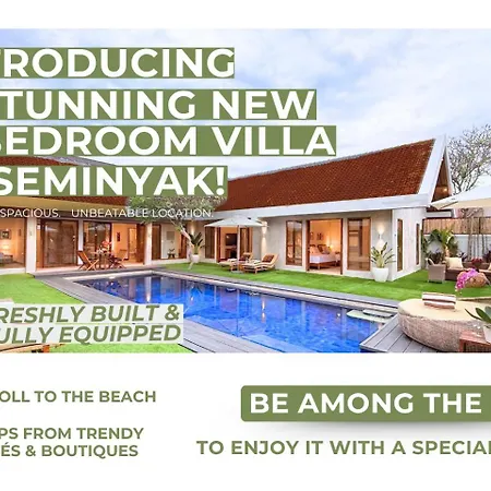 New, Seminyak 8 Bed,10 Bath Villa, Best Location